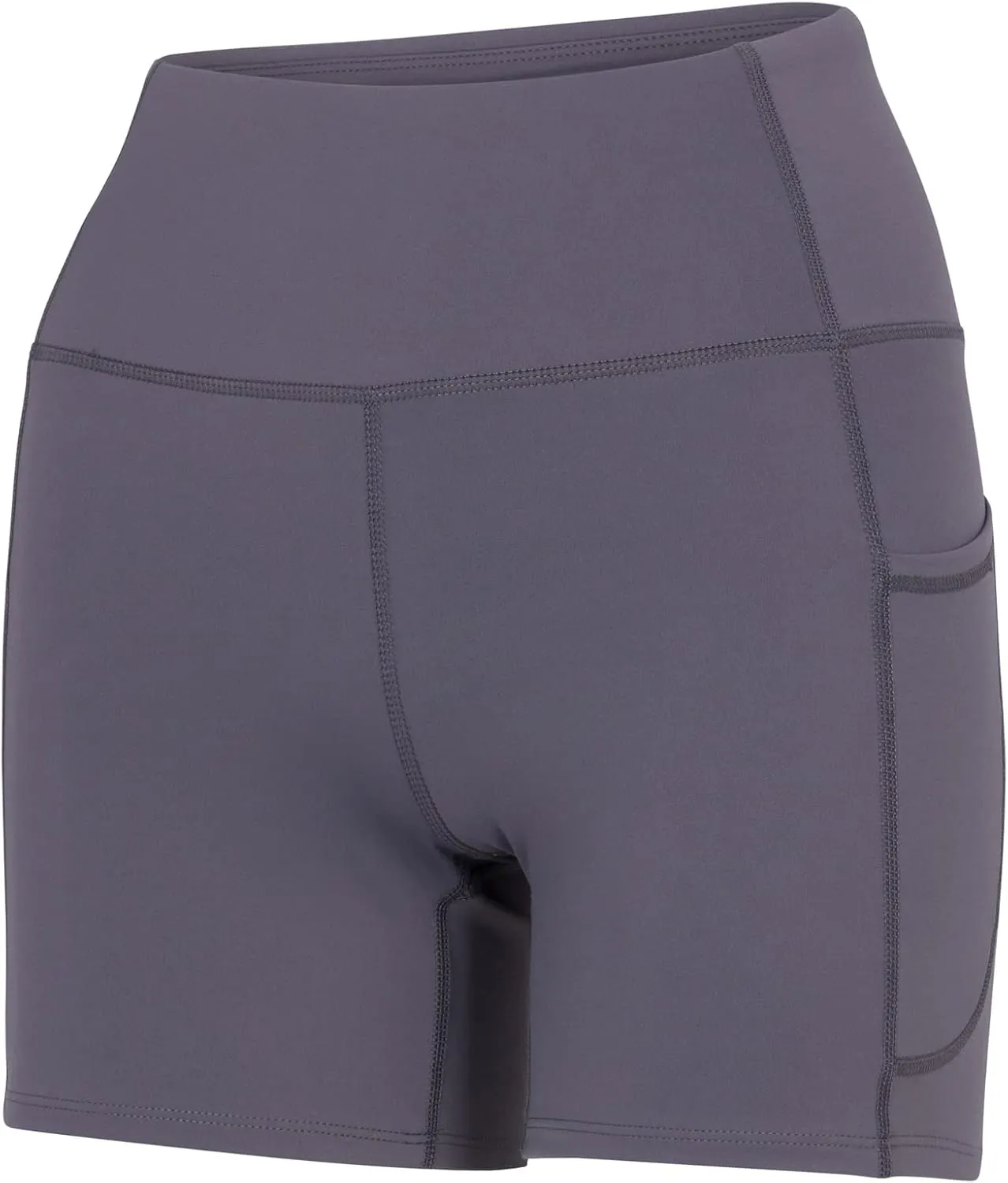 Natural Uniforms Women's High Waist Yoga Shorts with Tummy Control