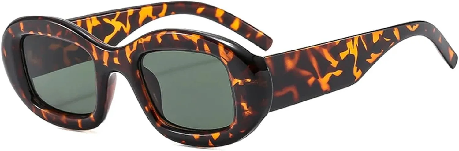 Oval Punk Sunglasses Luxury Gray Outdoor Shades Women Vintage Stylish Sun Glasses Retro Fashion Eyewear