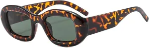 Oval Punk Sunglasses Luxury Gray Outdoor Shades Women Vintage Stylish Sun Glasses Retro Fashion Eyewear
