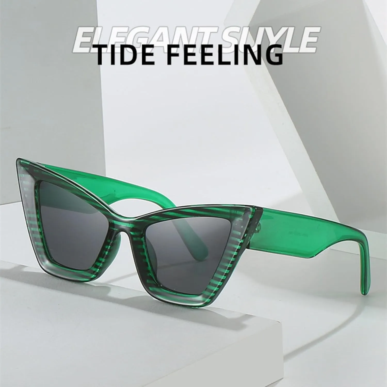 Oversized Cat Eye Women Sunglasses Uv400
