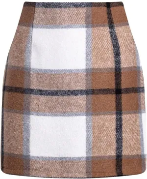 Plaid Skirt Long Mini High Waisted Skirts Knee Length Short Sweater Skirts 2025 A Line Pencil Skirt Dress