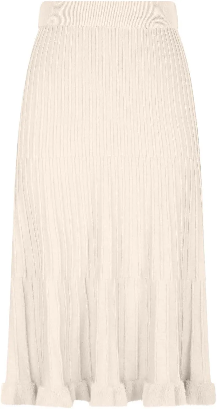 Pleated Midi Skirts for Women Aline Long High Elastic Waisted Summer Cocktail Party Swing Flowy Chiffon Swing Skirt