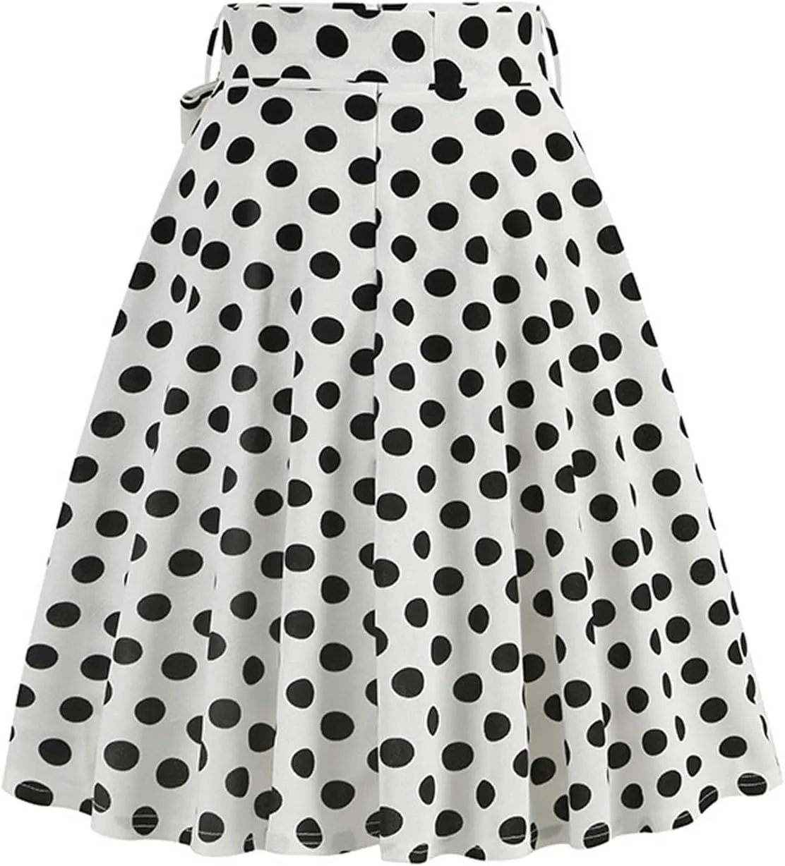 Pleated Skirts for Women Trendy Dot Color Print Loose A-Line Stretch Flared Mini Skirts for Women Summer Streetwear