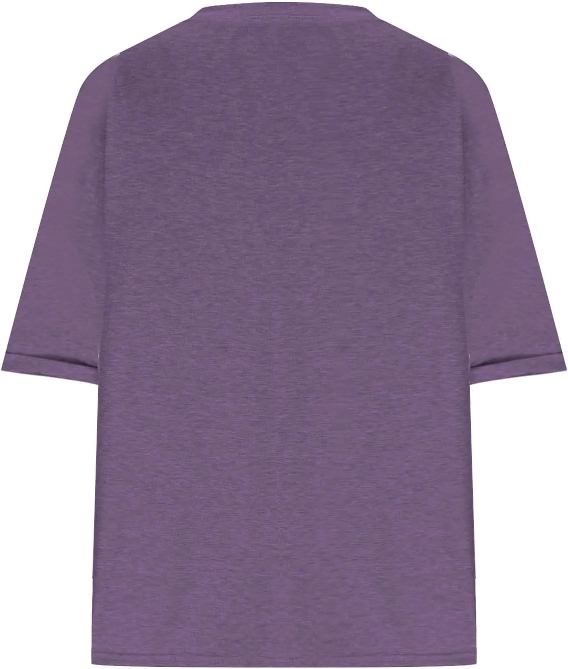 Plus Size Womens Half Sleeve Tops Notched V Neck Casual Loose Tees with Bust Pocket Oversized Solid Tunic Top 5XL