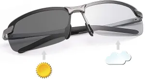 Polarized Photochromic Sunglasses for Men - UV Protection and Lightweight Sun Glasses for Driving Fishing
