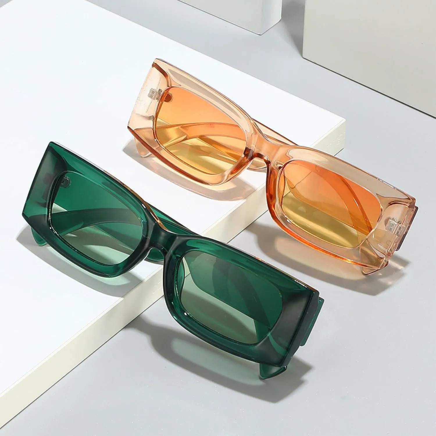 Popular Punk Sunglasses for Women Retro Leopard Uv400 Trending Outdoor Men