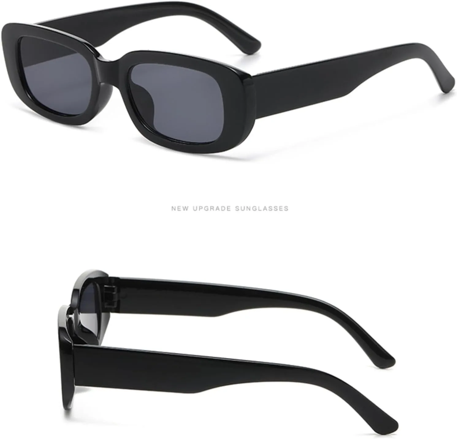 Rectangle Fashion Sunglasses for Women Men Retro Uv400