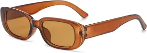 Rectangle Fashion Sunglasses for Women Men Retro Uv400