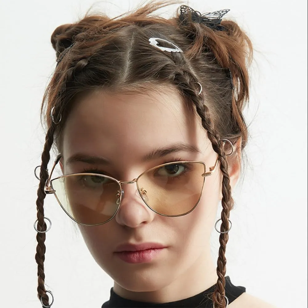 Retro Cat Eye Sunglasses Women Vintage Glasses