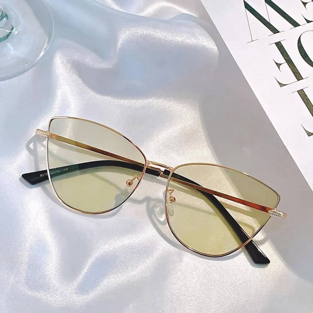 Retro Cat Eye Sunglasses Women Vintage Glasses