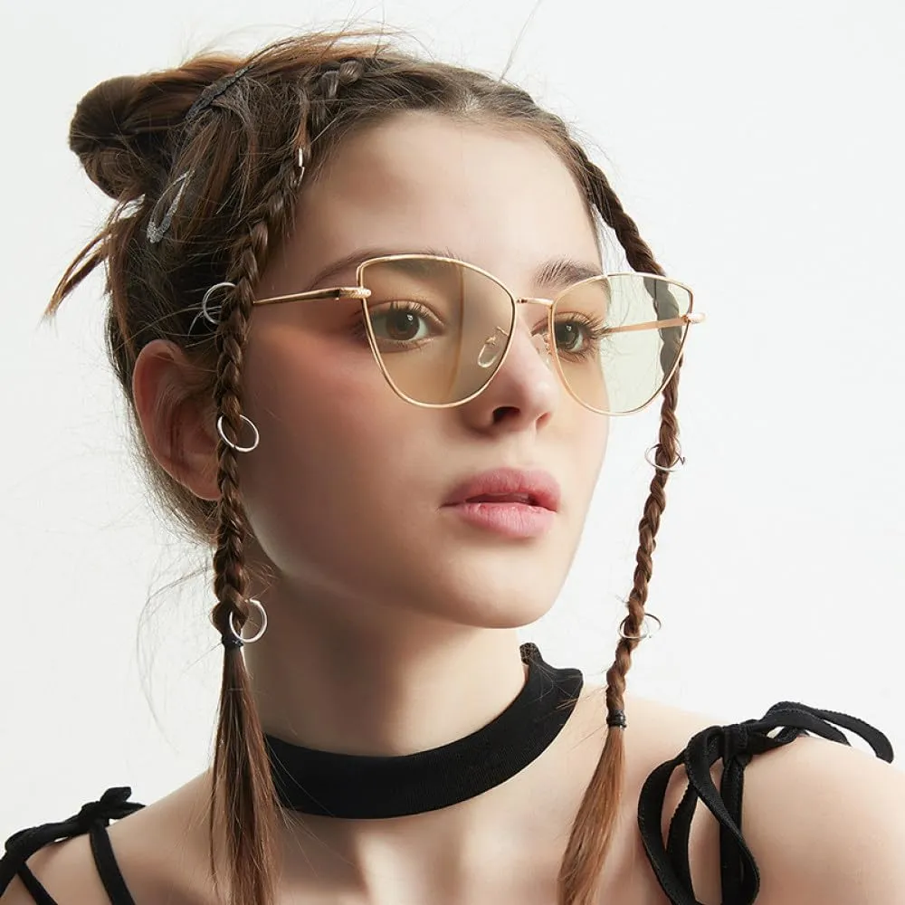 Retro Cat Eye Sunglasses Women Vintage Glasses