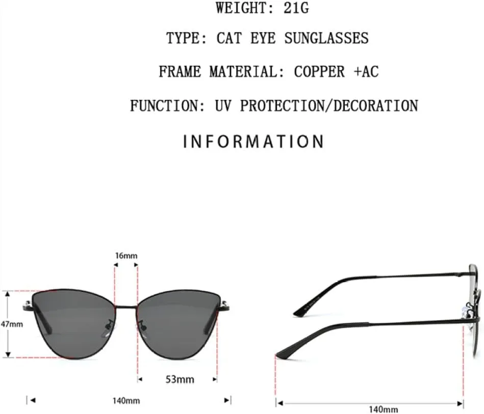 Retro Cat Eye Sunglasses Women Vintage Glasses