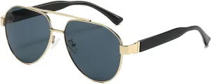 Retro Double Bridges Sunglasses Women Fashion Gradient Shades Uv400