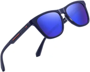 Retro Polarized Sunglasses for Men Women Lightweigh Acetate Frame Eyewear UV400 Protection for Driving Fishing