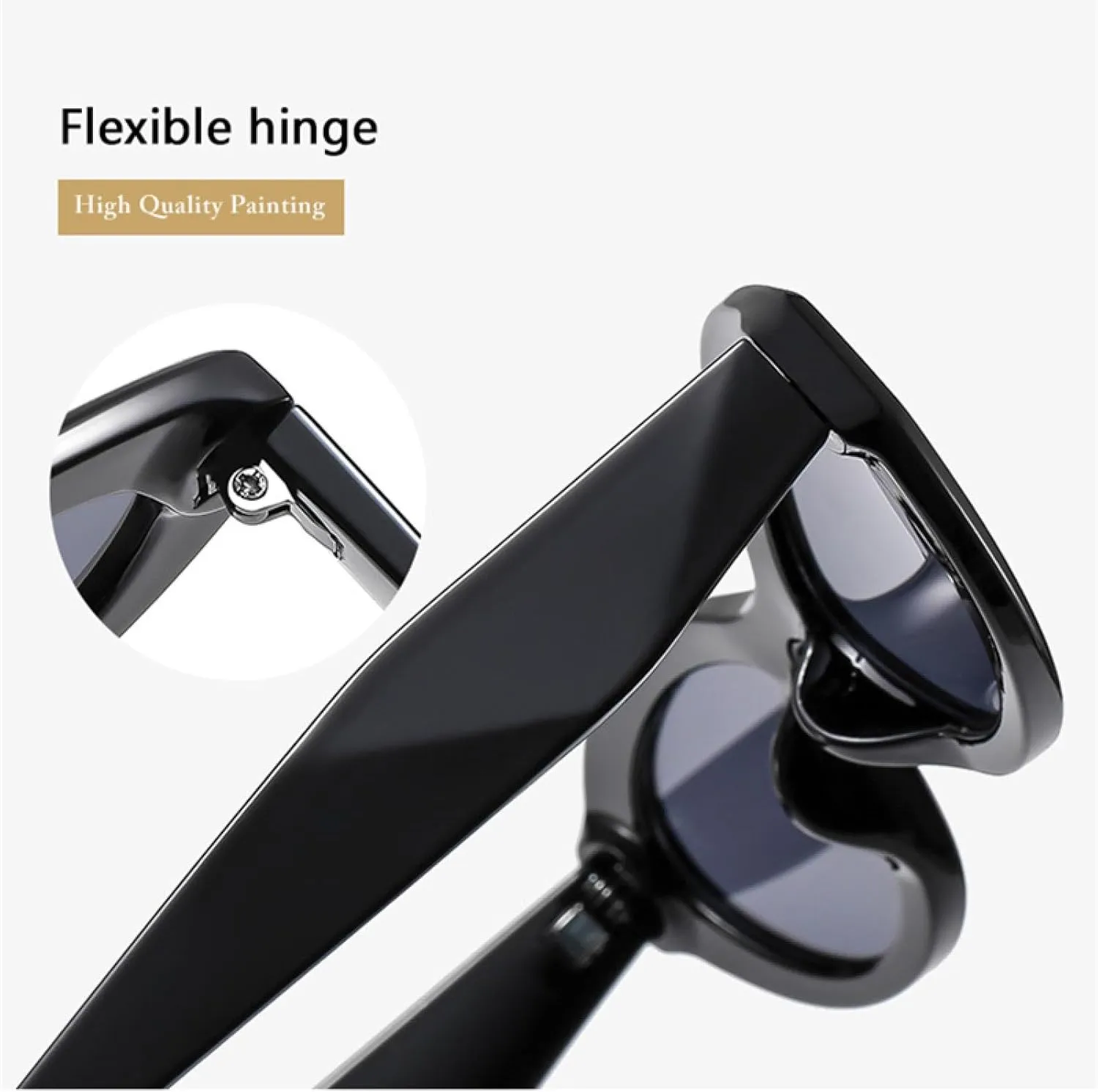 Retro Polygon Small Cat Eye Women Sunglasses Fashion Oval Shades Uv400