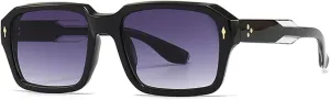 Retro Rivets Men Punk Gradient Sunglasses Fashion Women