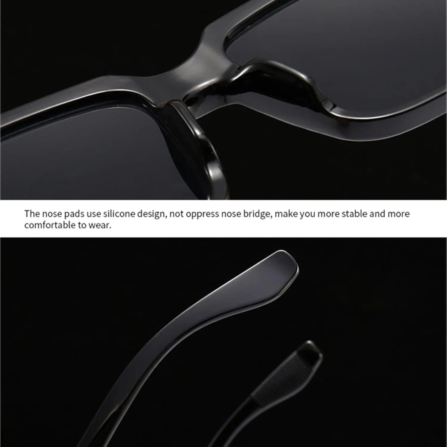 Retro Rivets Men Punk Gradient Sunglasses Fashion Women
