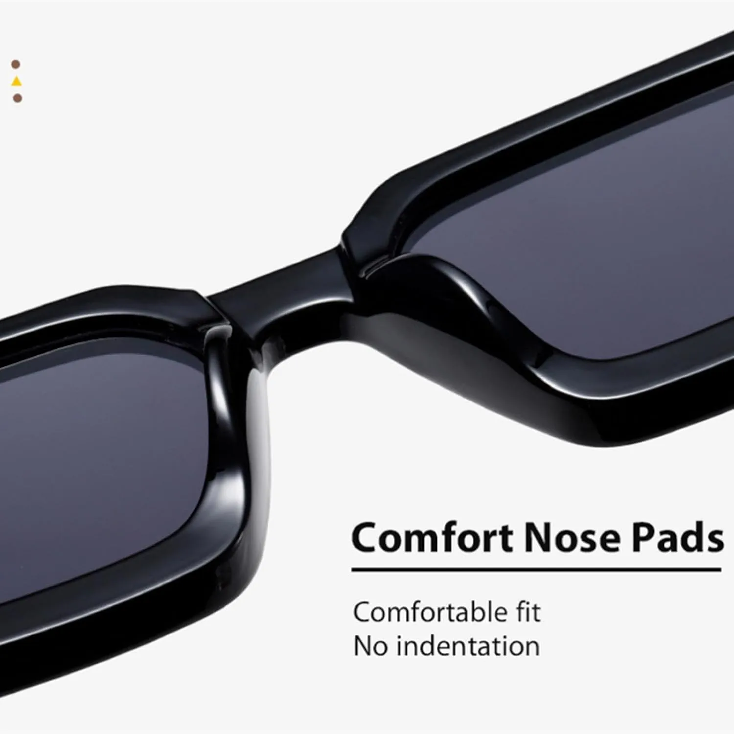 Retro Sunglasses Thick Frame Enhanced Metal Hinge Uv400