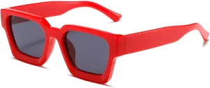 Retro Sunglasses Thick Frame Enhanced Metal Hinge Uv400