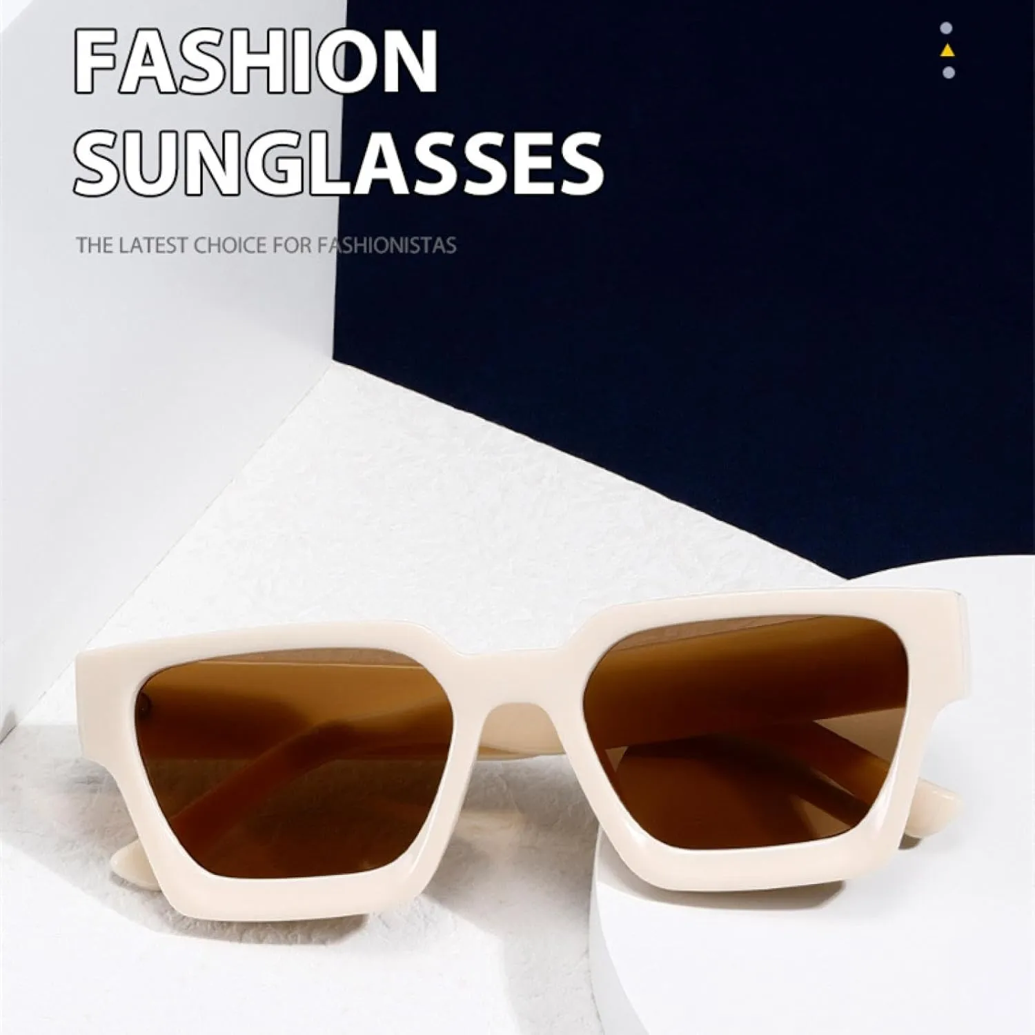 Retro Sunglasses Thick Frame Enhanced Metal Hinge Uv400