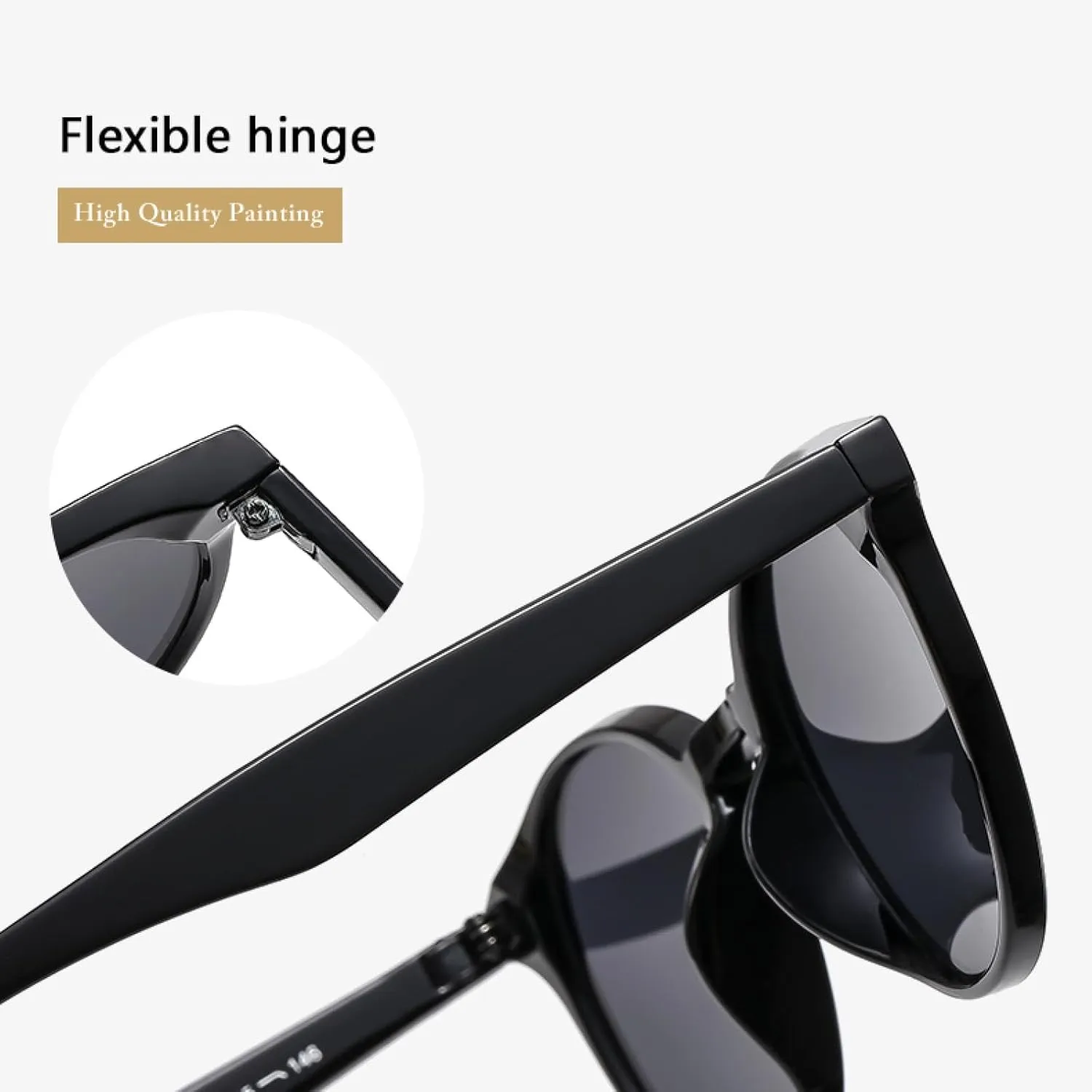 Round Sunglasses for Women Retro Oval Classic