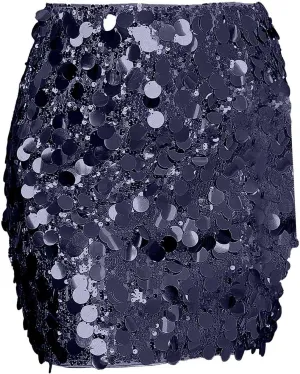 Sequin Skirt for Women Sparkly Glitter Mini Skirt Bottom Dress Club Dress Sexy Sparkly Skirt Shiny Skirt Sequins