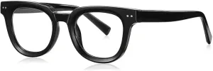 Spring Hinge Retro Rivets Round Glasses Frames Popular