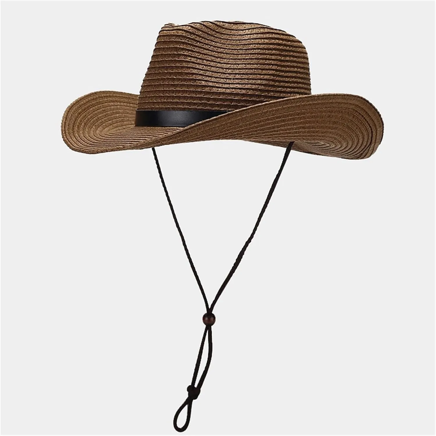 Straw Cowboy Hats for Women Men Western Foldable Sun Cowgirl Cap Hat Fedora Panama Hat Roll up Wide Brim Beach Hats