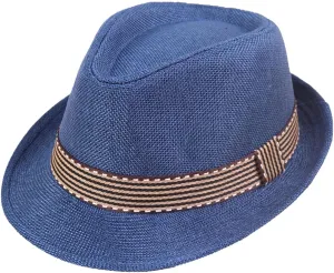 Straw Fedora Sun Hat for Kids Roll Up Short Brim Trilby Hat Panama Beach Hat Boys Girls Short Brim Straw Sunhat