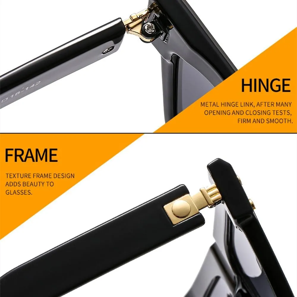 Stripe Frame Sunglasses For Women Vintage Eyewear Sun Glasses Men Shades Male Female UV400