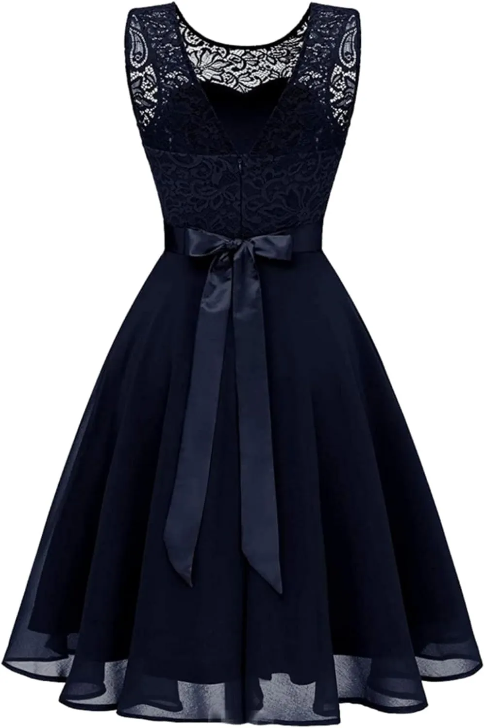 Summer Dresses for Women Floral Lace Fashion Casual Fit A Line Sleeveless Dresses for Women 2025 Swing Party Outfits