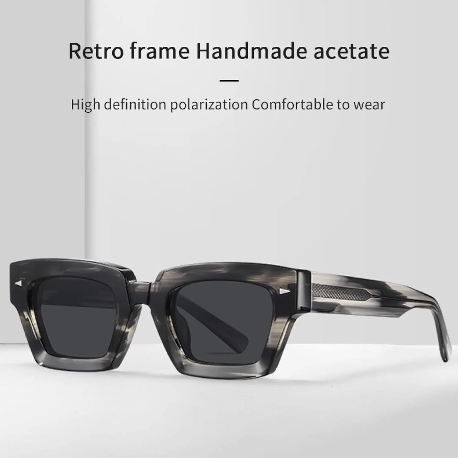 Sunglasses for Women Men Uv400 Acetate Frame Fishing Camping Shade
