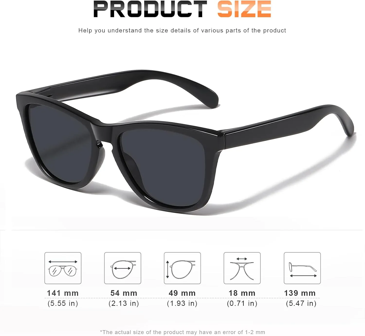 Sunglasses Womens Polarized Sunglasses for Women Trendy Designer Mirrored UV400 Protection Sun Glasses