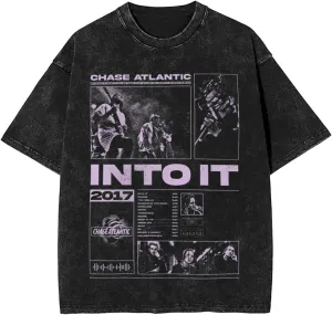 T Shirts for Men Oversized Loose Fit Tshirt Cotton Washed Vintage Tee Unisex Tops