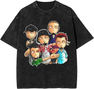 T Shirts for Men Oversized Loose Fit Tshirt Cotton Washed Vintage Tee Unisex Tops