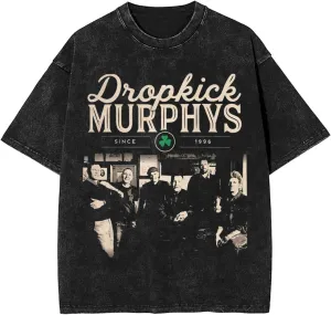 T Shirts for Men Oversized Loose Fit Tshirt Cotton Washed Vintage Tee Unisex Tops