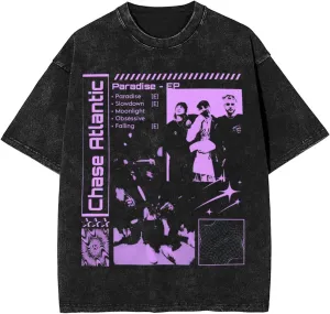 T Shirts for Men Oversized Loose Fit Tshirt Cotton Washed Vintage Tee Unisex Tops