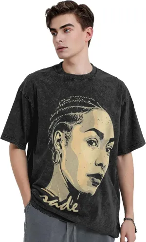 T Shirts for Men Oversized Loose Fit Tshirt Heavy Cotton Washed Vintage Tee Unisex