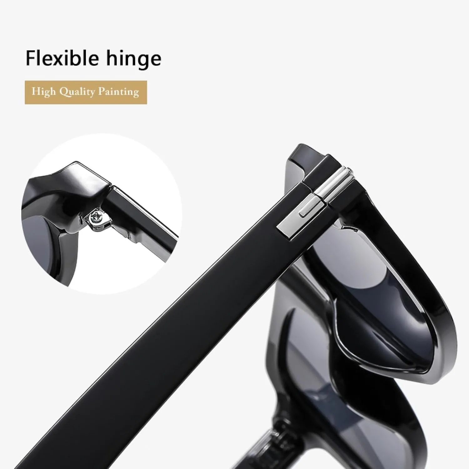 Thick Frame Sunglasses Fashion Street Photo Glasses Fashion Classic Female
