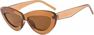 Vintage Cat Eye Sunglasses 2024 Fashion Retro Candy Color Outdoor Women Shades Luxury Multicolor Eyewear