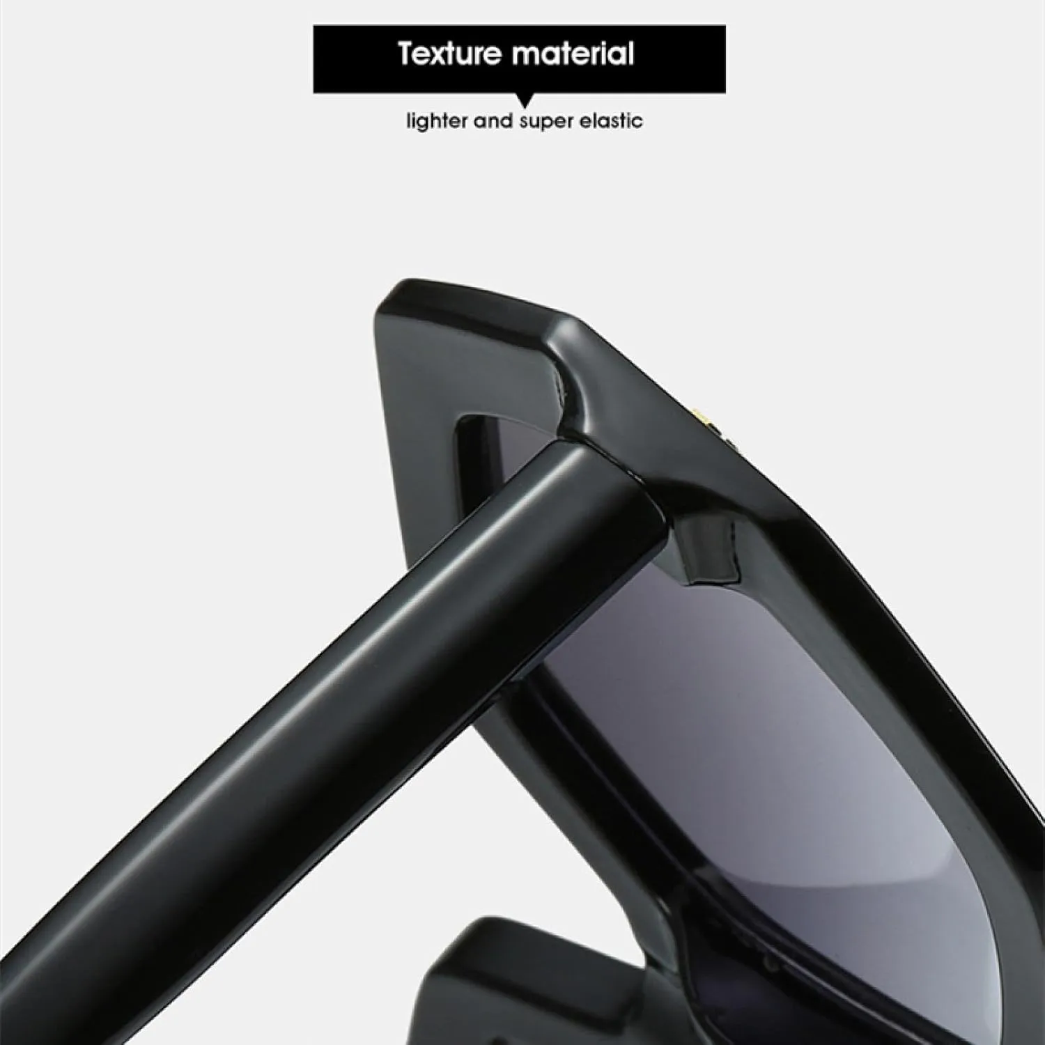 Vintage Polygon Sunglasses Women Fashion Metal Rivets Shades Uv400 Trending Men Gradient