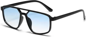 Vintage Small Frame Sunglasses for Women Double Bridge Men Fashion Luxury Trendy