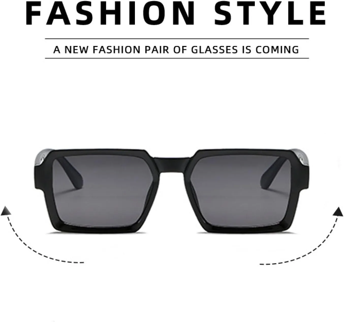 Vintage Sunglasses for Women Trendy Clear Lens Men Uv400