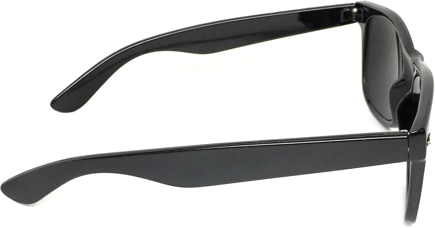 WebDeals Retro - Classic 80s Style Sunglasses Vintage Rectangle