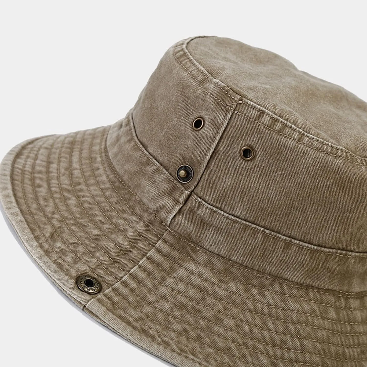 Wide Brim Bucket Hat UPF50  Travel Beach Sun Hat Adjustable Foldable Brim for Women Men
