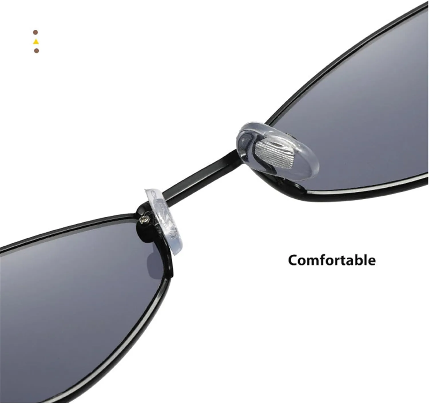 willochra Retro Small Triangle cat eye Sunglasses Womens Mens Vintage Narrow Irregular Hippie punk Metal Glasses Shades