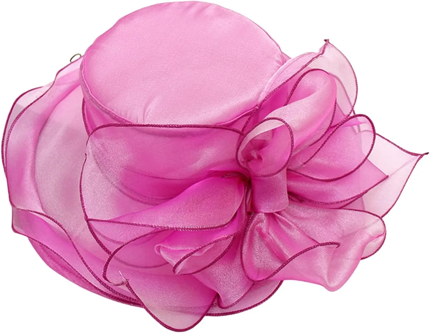 Women Church Tea Party Fascinator Kentucky Wedding Cloche Bowler Derby Dress Hats with Feathers Elegant Bucket Hat
