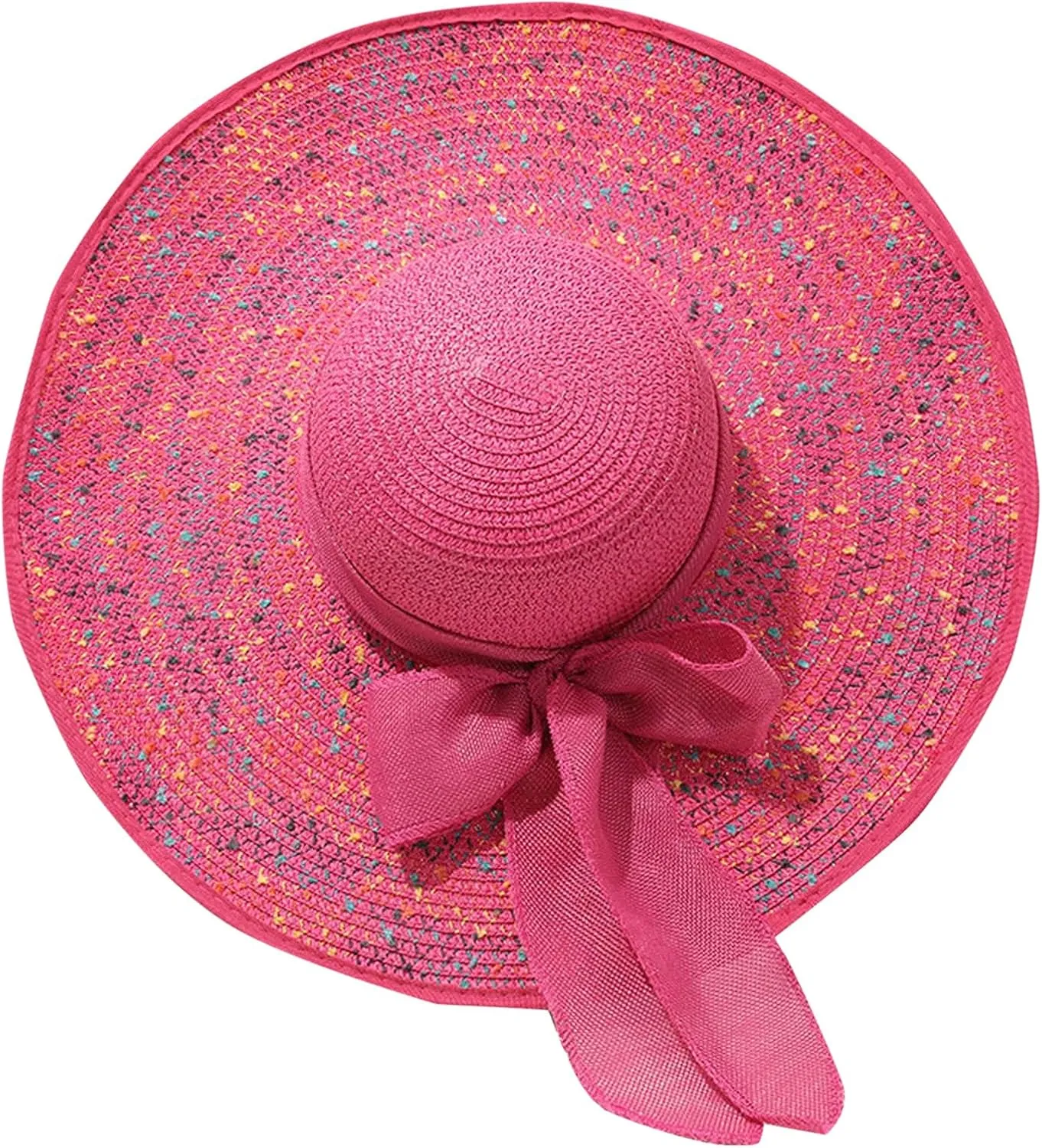 Women Hat Church Dress Fascinator Bridal Tea Party Wedding Hats for Flower Wide Brim Sun Hat