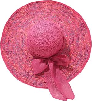Women Hat Church Dress Fascinator Bridal Tea Party Wedding Hats for Flower Wide Brim Sun Hat