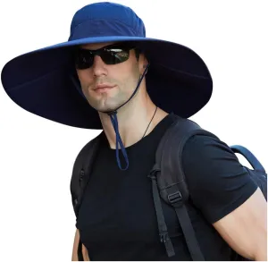 Women's Hiking Hats Ponytail Sun Hat Sun Protective Foldable Mesh Wide Brim Beach Fishing Hat
